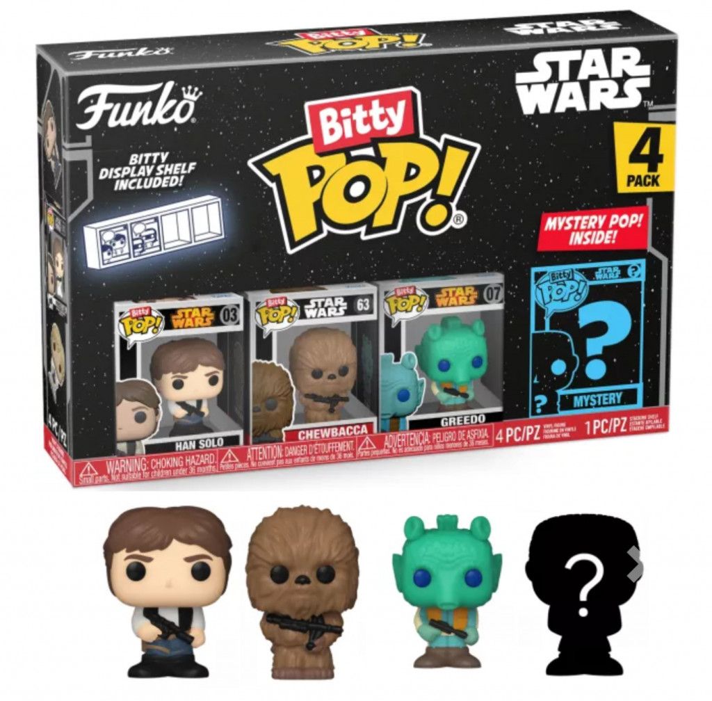 POP Star Wars Bitty 4 Pack Han Solo 2 5 Cm Star Wars Butiken