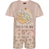 Star Wars - Anime Pyjamas - The Mandalorian - This Is The Way - S XXL - för Dam - rosa