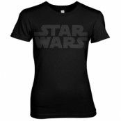 Star Wars Black Logo Girly Tee, T-Shirt
