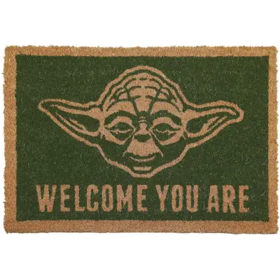 Star Wars - Disney Dörrmatta - Welcome You Are - för None - grön/brun