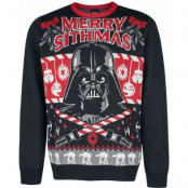 Star Wars - Disney Christmas Jumper - Merry Sithmas - S XL - för Herr - flerfärgad