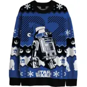 Star Wars - Disney Christmas Jumper - R2-D2 - S XXL - för Herr - flerfärgad