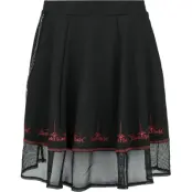 Star Wars - Disney Kort kjol - Dark Side - S XXL - för Dam - svart