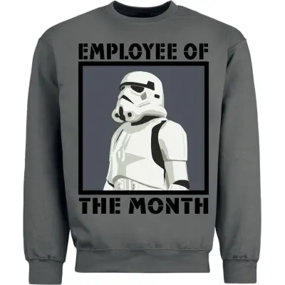 Star Wars - Disney Sweatshirt - Employee Of The Month - S XXL - för Herr - grafit