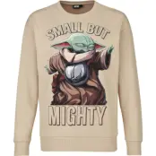 Star Wars - Disney Sweatshirt - The Mandalorian - Grogu - Small But Mighty - Grogu - XS XXL - för Dam - beige