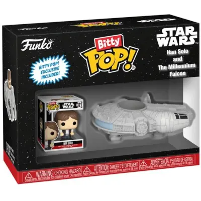 Star Wars - Han Solo mit Millenium Falke - (Bitty Pop!) Vinyl Figur - Funko Pop! - Funko Shop Europe