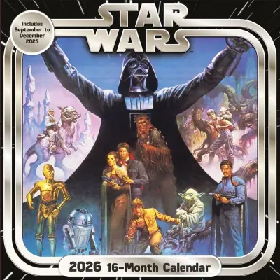 Star Wars Kalender - Wandkalender 2026 - för  flerfärgad