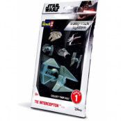Star Wars - Level 2 Easy-Click Snap Model Kit TIE Interceptor