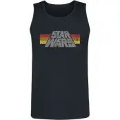 Star Wars Linnen - Star Wars - Vintage Logo - S XXL - för Herr - svart