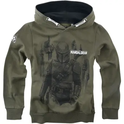 Star Wars Luvtröja - Barn - The Mandalorian - Bounty Hunter - 152 - för barn - khaki