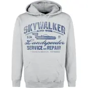 Star Wars - Disney Luvtröja - Landspeeder Repair - Vintage - S XXL - för Herr - gråmelerad