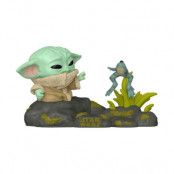 Star Wars POP! Deluxe Vinyl Figure Din Grogu w/Frog 9 cm