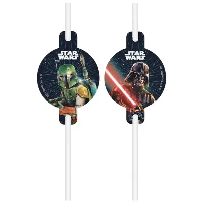 Star Wars Sugrör 4-pack