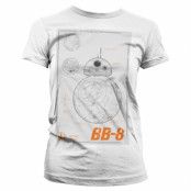 BB-8 Blueprint Girly Tee, T-Shirt