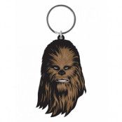 Star Wars Chewbacca rubber keychain 6 cm