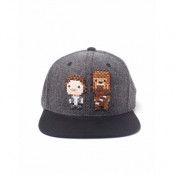Star Wars Han Solo & Chewbacca Pixel Snapback Keps
