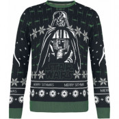 Star Wars Christmas jumper - Darth Vader - Merry Sithmas - M XL - för Herr - flerfärgad