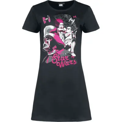 Star Wars Kort klänning - Darth Vader - S - för Dam - svart