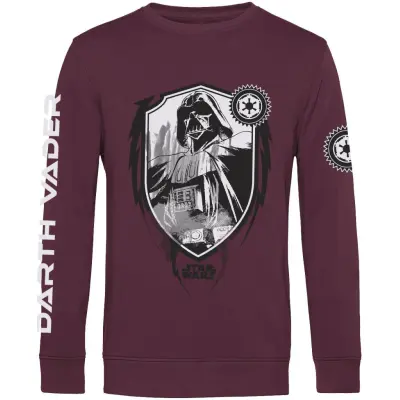 Star Wars Sweatshirt - Episode 6 - Die Rückkehr der Jedi Ritter - Darth Vader - M - för Herr - vinröd