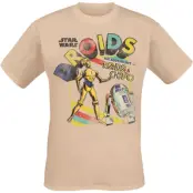 Star Wars - Disney T-shirt - Droids - The Adventure - S XXL - för Herr - naturfärgad