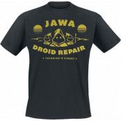 Star Wars - Disney T-shirt - Jawa Droid Repair - S XXL - för Herr - svart