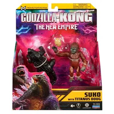 Godzilla x Kong Figur Suko with Titanus Doug - Godzilla x Kong -  Leksaksaffären