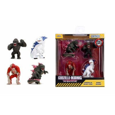 Godzilla x Kong Metallfigurer 4-Pack 2.5