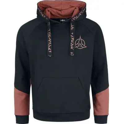 Star Trek Luvtröja - Klingon Empire - S XL - för Herr - svart