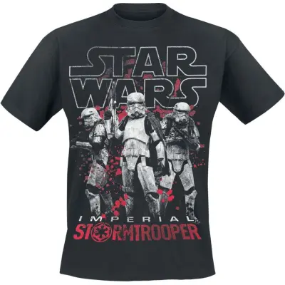 Star Wars - Disney T-shirt - Solo: A Star Wars Story - Imperial Stormtrooper - M 4XL - för Herr - svart