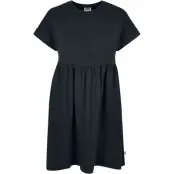 Urban Classics Kort klänning - Ladies Organic Empire Valance Tee Dress - XS 4XL - för Dam - svart