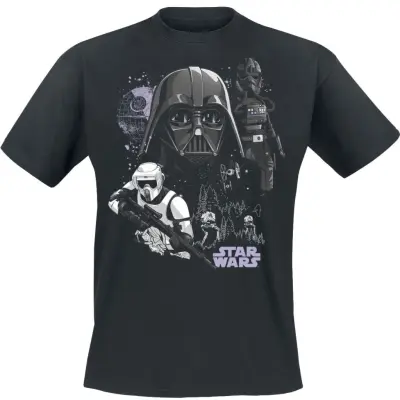 Star Wars T-shirt - Battle Of Endor - XL - för Herr - svart