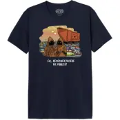 Star Wars - Disney T-shirt - Jawa - Ok, Remember Where We Parked! - M XXL - för Herr - marinblå