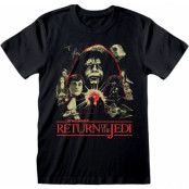 Star Wars T-shirt - Star Wars - Return of the Jedi - S XL - för Herr - svart