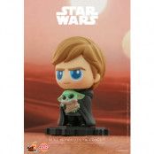 Star Wars: The Mandalorian Cosbi Mini Figure Luke Skywalker Grogu 8 cm