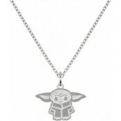 Star Wars Halsband - The Mandalorian - Grogu - för Dam - silverfärgad