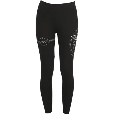 Star Wars Leggings - The Mandalorian - Grogu - S 3XL - för Dam - svart