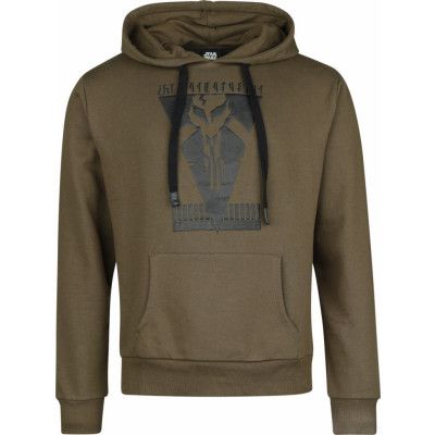 Star Wars - Disney Luvtröja - The Mandalorian - Bounty Hunter - S XXL - för Herr - grön