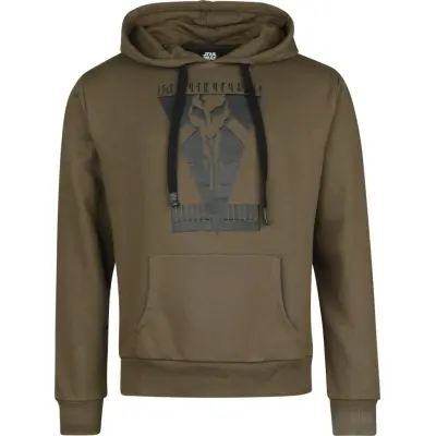 Star Wars - Disney Luvtröja - The Mandalorian - Bounty Hunter - S XXL - för Herr - grön