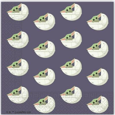 Star Wars Mandalorian Servetter 20-pack