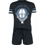 Star Wars Pyjamas - The Mandalorian - Bounty Hunter - S M - för Herr - svart