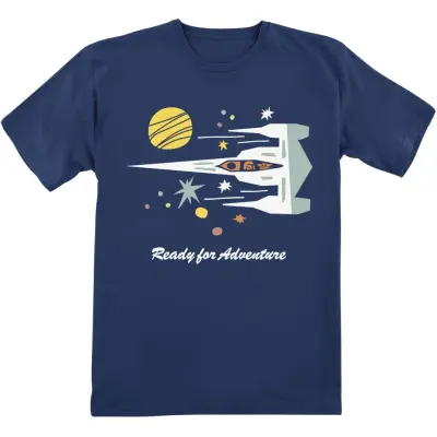 Star Wars T-shirt - Barn - The Mandalorian - Season 3 - Ready for Adventure - 164 - för barn - marinblå