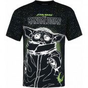 Star Wars T-shirt - The Mandalorian - Grogu - L - för Herr - flerfärgad