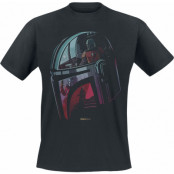 Star Wars T-shirt - The Mandalorian - Helmet - S XXL - för Herr - svart