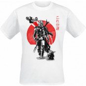 Star Wars T-shirt - The Mandalorian - Ink - S XXL - för Herr - vit