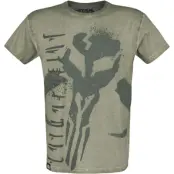 Star Wars T-shirt - The Mandalorian - S M - för Herr - oliv