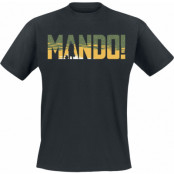 Star Wars T-shirt - The Mandalorian - Season 3 - Mando - S M - för Herr - svart