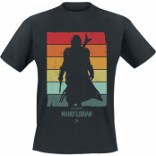 Star Wars T-shirt - The Mandalorian - Spectrum - S XXL - för Herr - svart