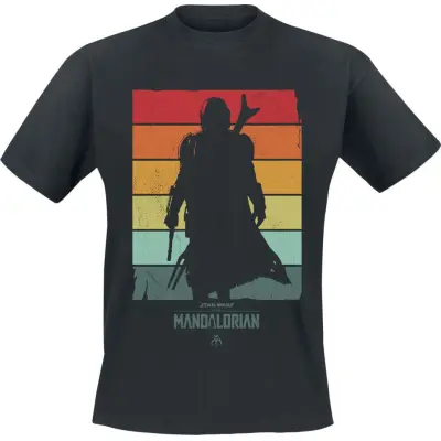 Star Wars - Disney T-shirt - The Mandalorian - Spectrum - L XXL - för Herr - svart