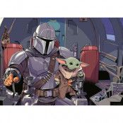 Star Wars - The Mandalorian Cartoon Jigsaw Puzzle
