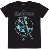 Star Wars: The Mandalorian - Disney T-shirt - Grunge Poster - S XXL - för Herr - svart